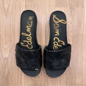 Sam Edelman Black Slides
